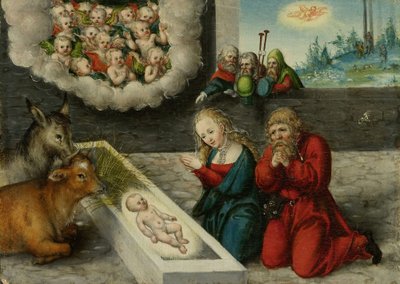 Adoration of Christ by Lucas Cranach the Elder